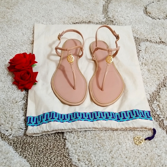 Tory Burch tan sandals size 6 - Picture 7 of 8